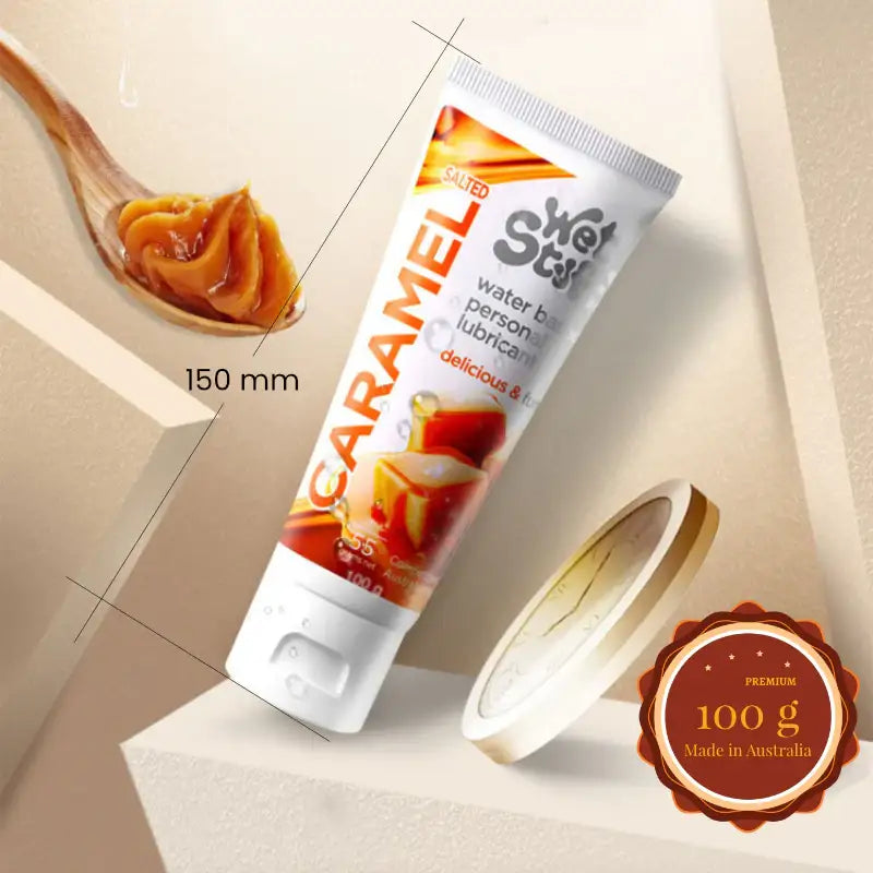 Wet Stuff - Salted Caramel, Water Based Personal Lubricant - Frisky Business Adult Sex Toys Shop