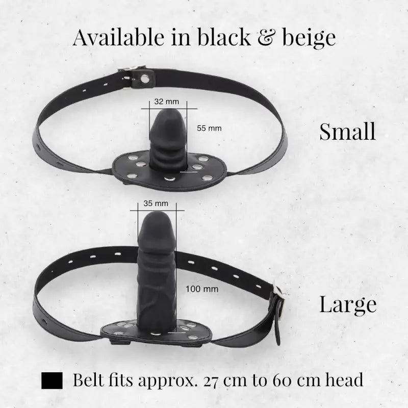 BDSM Mouth Gag Dildo - Frisky Business Adult Sex Toys Shop