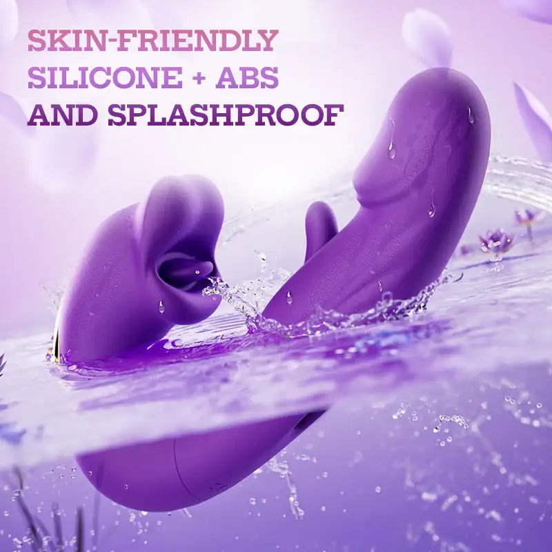 Unique Touch - Flapping Wearable Vibrator With Licking - Frisky Business Adult Sex Toys Shop
