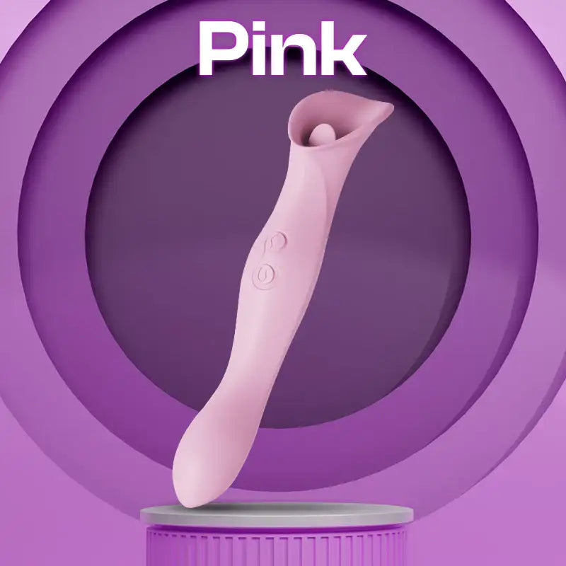 Amora Lick - Female Single Vibrator with Licking Tongue - Frisky Business Adult Sex Toys Shop