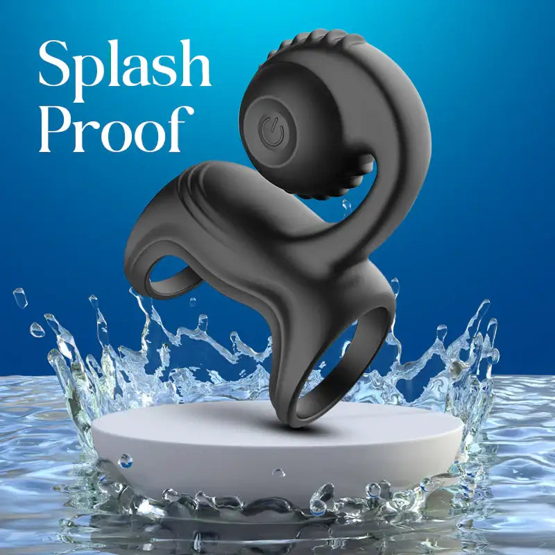 The Dual Pleasure - Vibrating Cock Ring - Frisky Business Adult Sex Toys Shop