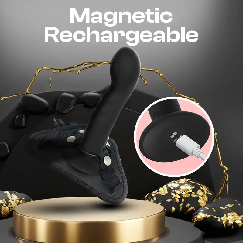 Nightfall Nuzzler – Strap-on Tapping Dildo - Frisky Business Adult Sex Toys Shop