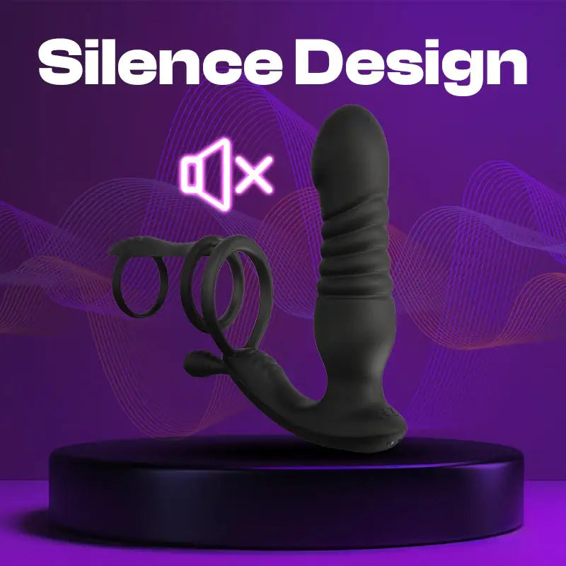 Pioneer Pro - 3 Rings Thrusting Prostate Massager - Frisky Business Adult Sex Toys Shop
