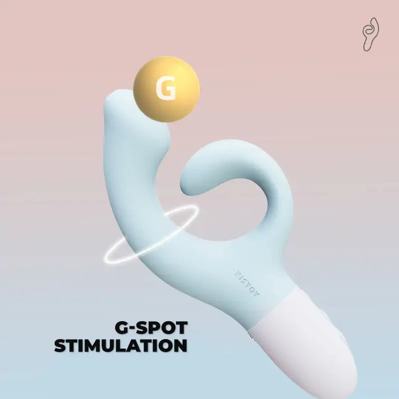 KISSTOY Big G G-Spot Stimulation Vibrator Flexible Curved Tip Targeted Stimulation Personal Massager Singapore