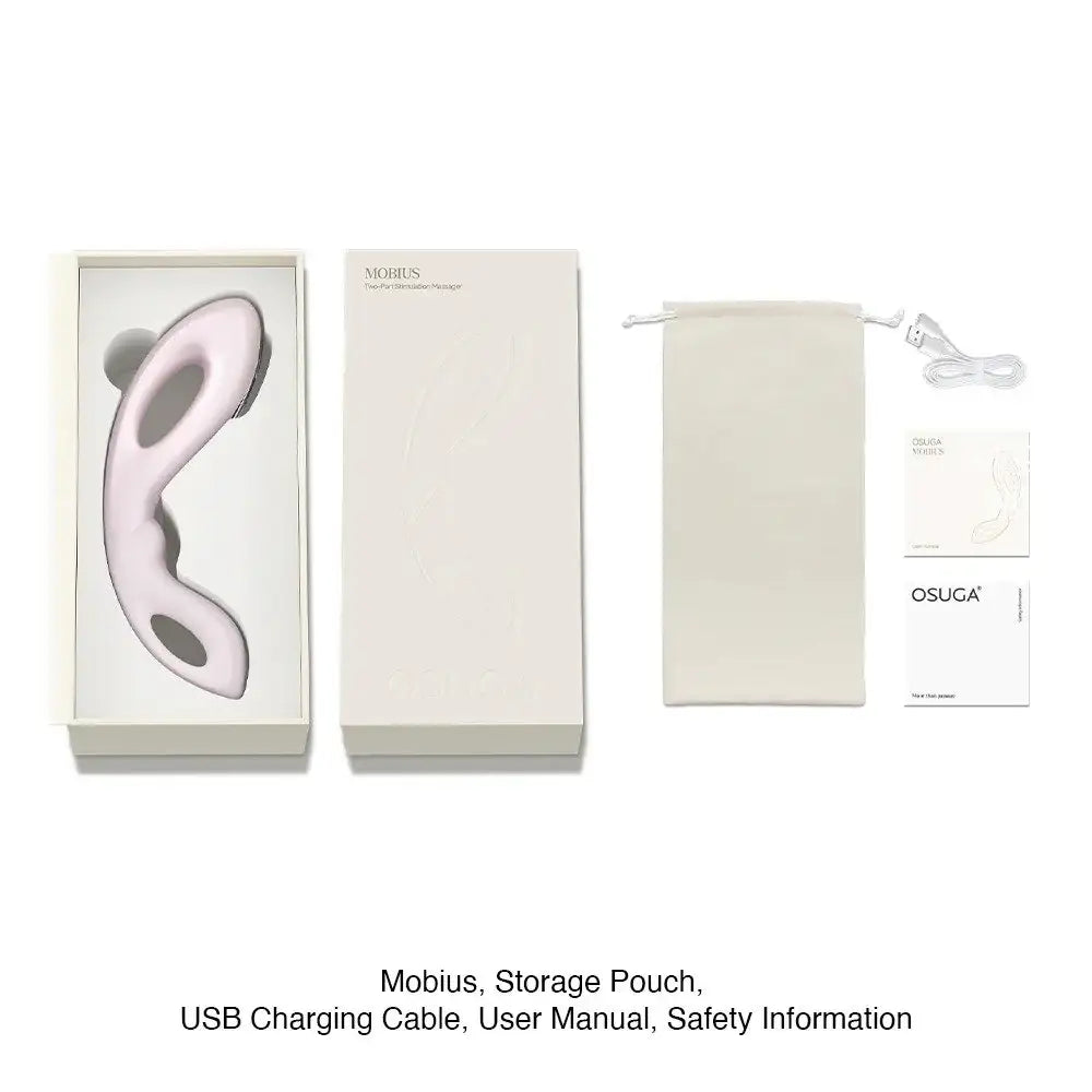 OSUGA Mobius rechargeable dual motor vibrator with multiple vibration modes Singapore