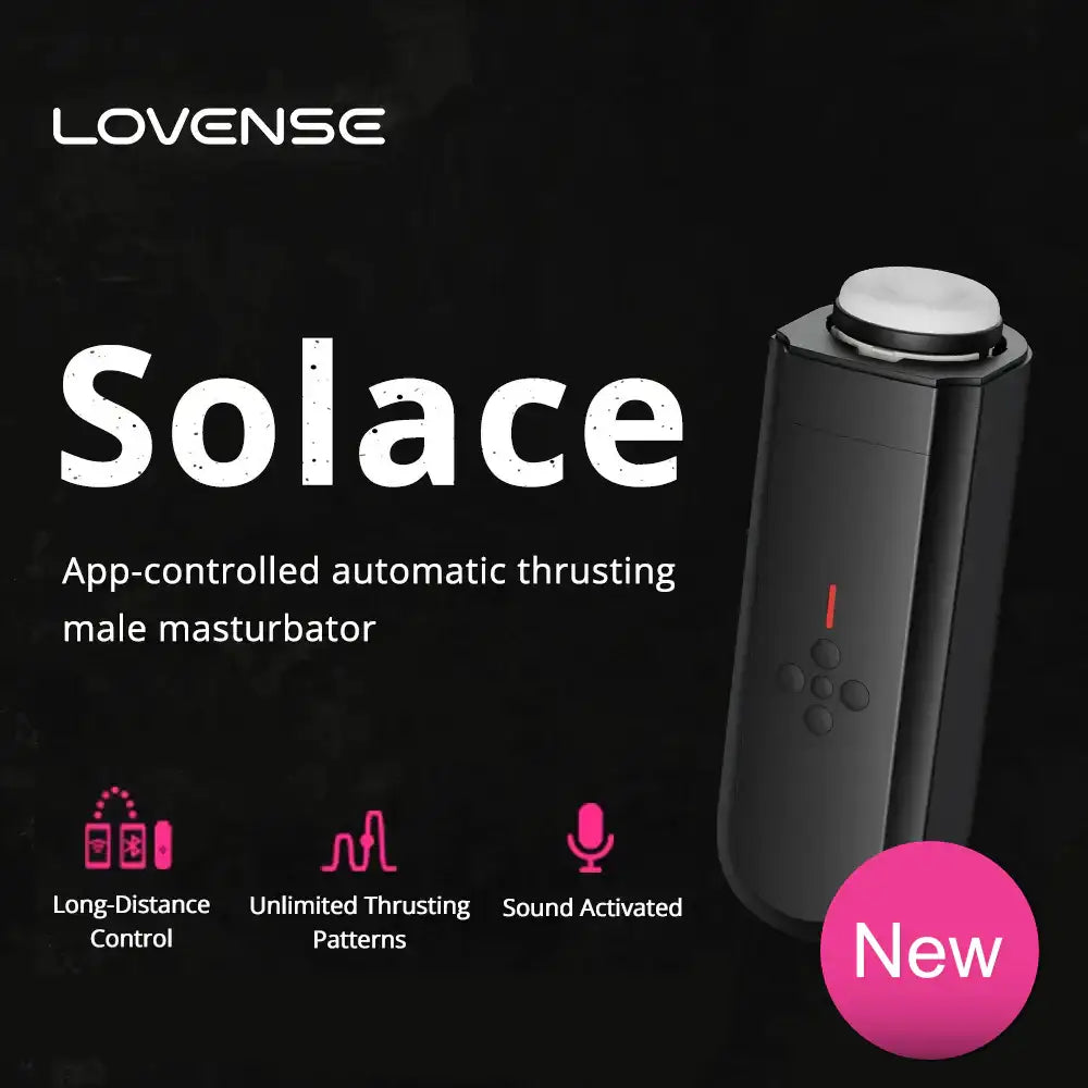 Lovense Solace powerful motor automatic thrusting action high performance device Singapore