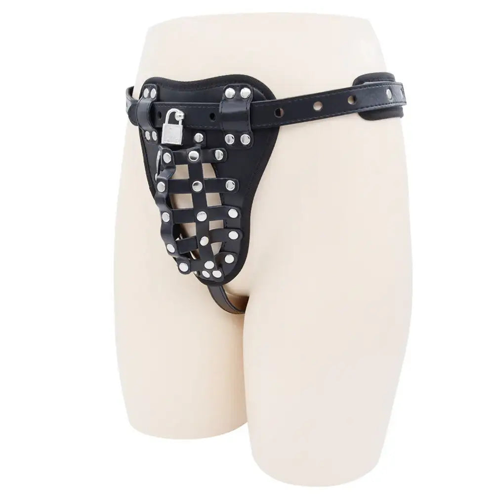 Lockdown Lust Belt - Men Chastity Belt BSDM - Frisky Business Adult Sex Toys Shop