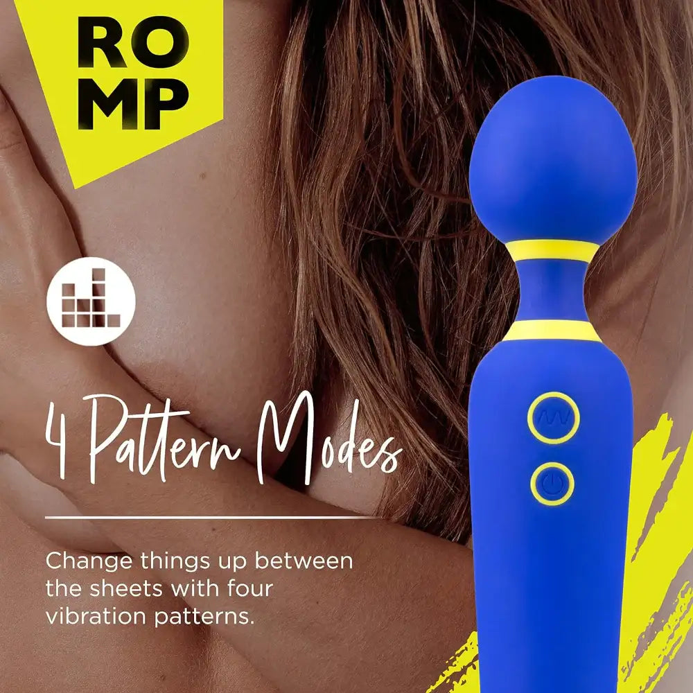 Romp Flip Wand Vibrator Curved Ergonomic Shape Fits Hand Naturally Singapore