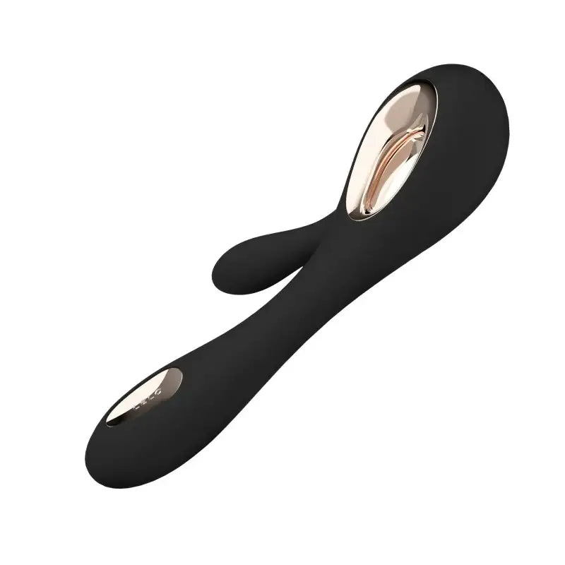 LELO Soraya Wave™ dual stimulation wearable massager flexible design body safe silicone modern aesthetic black Singapore