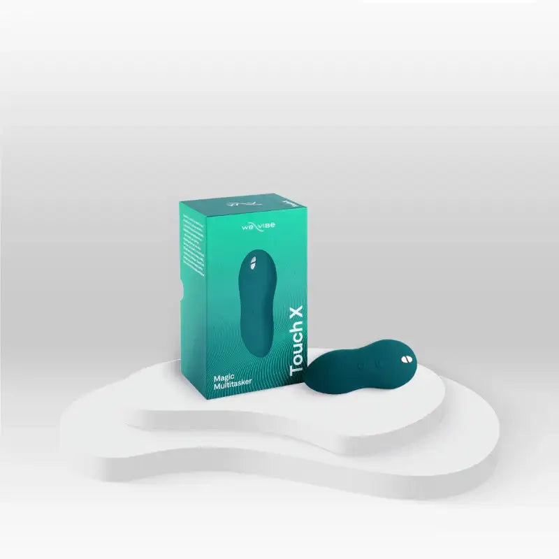 We-Vibe Touch X Green Velvet elegant green velvet texture with durable body-safe construction Singapore