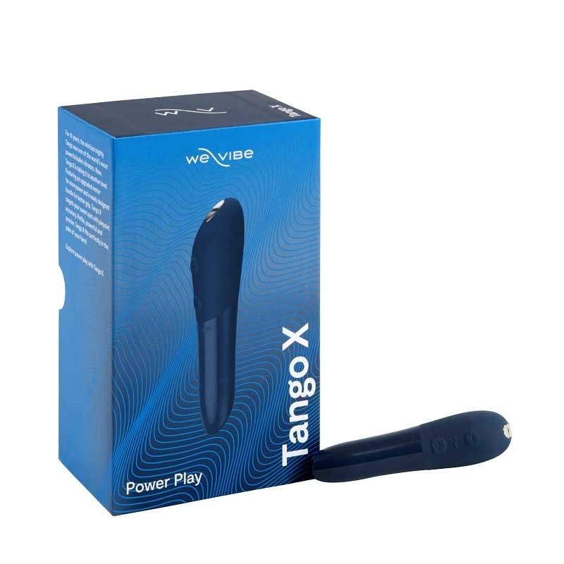We-Vibe Tango X Midnight Blue compact rechargeable device for convenient home or travel use Singapore