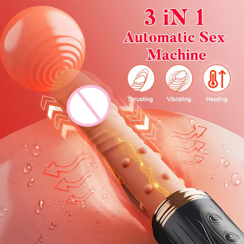 Pure Madness - Remote Control Thrusting Sex Machine with Suction Cup - Frisky Business Adult Sex Toys Shop
