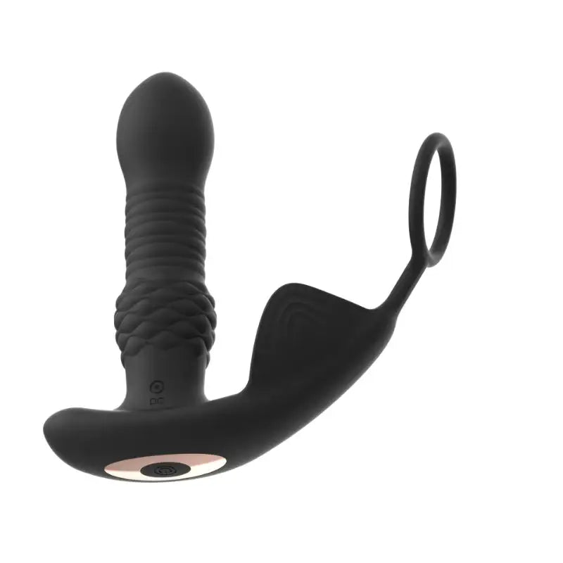 Quarter Quasar - APP Control Thrusting Prostate Massager with Cock Ring - Frisky Business Adult Sex Toys Shop