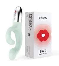 KISSTOY Big G G-Spot Stimulation Vibrator Rechargeable Compact Design Travel Ready Personal Device Singapore