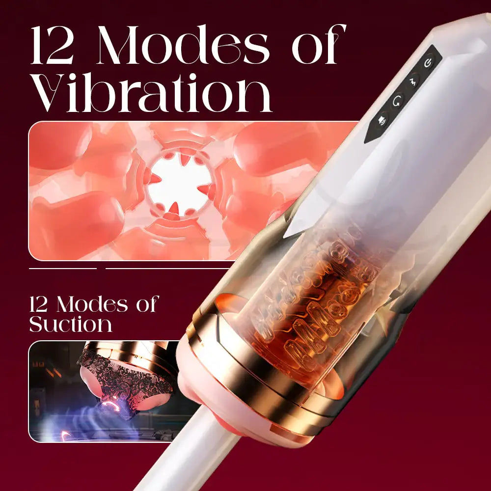 MagnaRush – Auto Suction and Vibrating Masturbator - Frisky Business Adult Sex Toys Shop