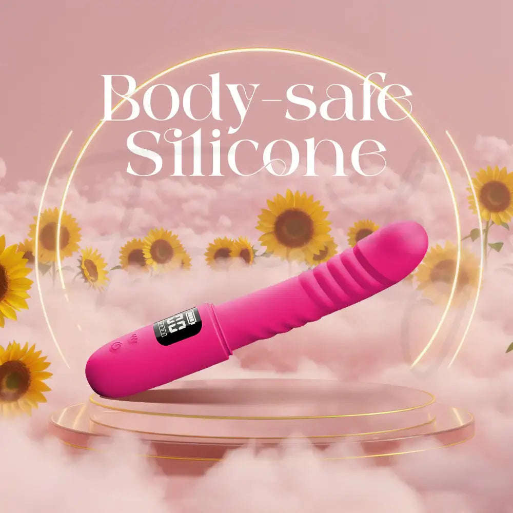 Nobel - Thrusting Vibrator With Speed/Battery Display - Frisky Business Adult Sex Toys Shop