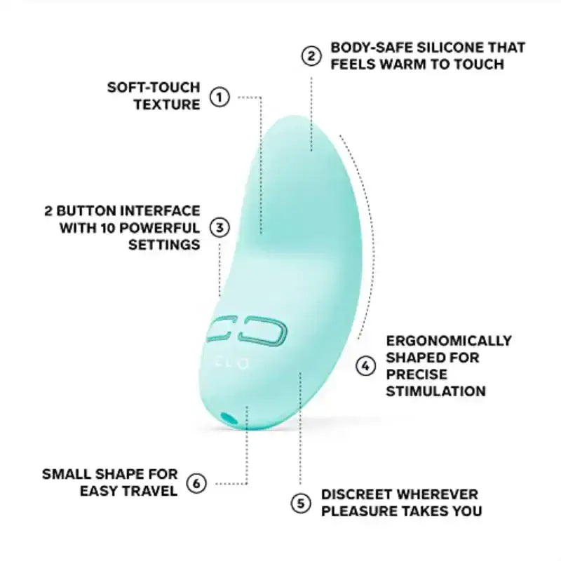 LELO Lily 3 Mini personal massager premium silicone smooth finish polar green modern elegant design Singapore