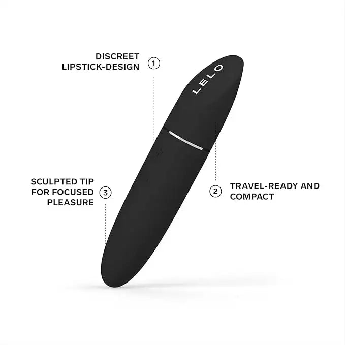LELO Mia 3 Clitoral Vibrator Black wearable compact design suitable for discreet hands-free use and travel Singapore