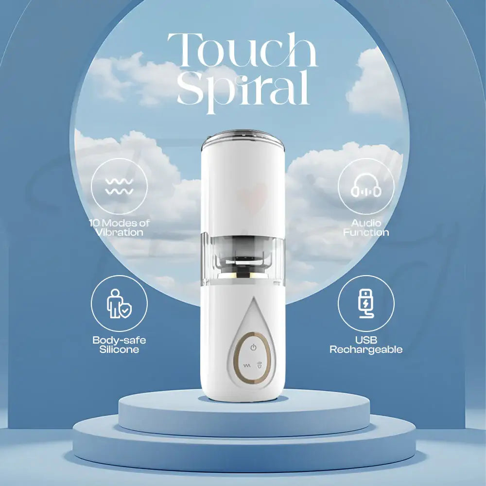 Touch Spiral – Auto Thrusting and Rotating Masturbator - Frisky Business Adult Sex Toys Shop