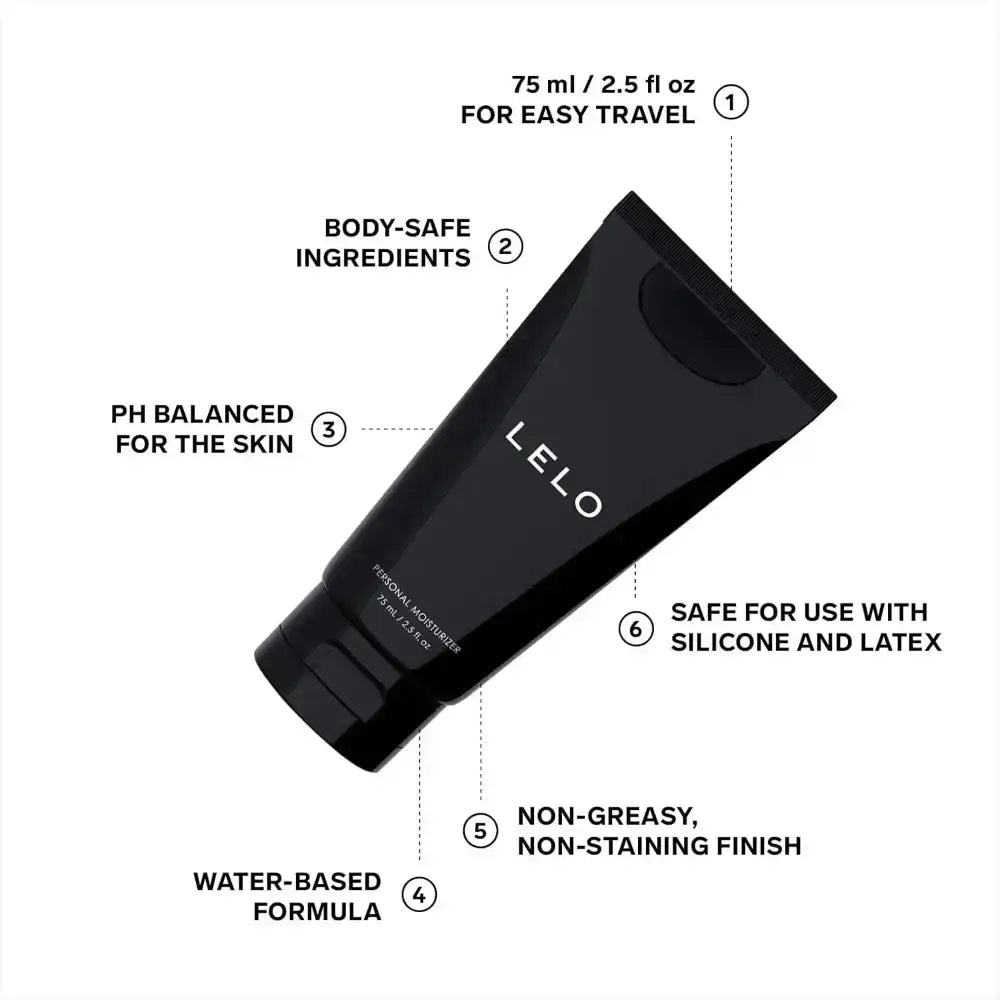 LELO Personal Water Based Moisturizer 75ML smooth texture gentle hydration intimate wellness essential for daily self-care routine Singapore