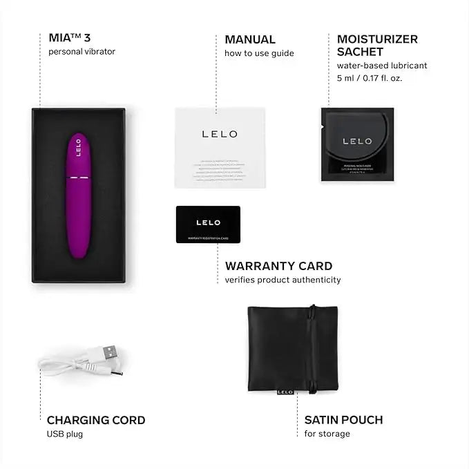 LELO Mia 3 Clitoral Vibrator Deep Rose elegant deep rose color with smooth ergonomic design for premium personal care Singapore