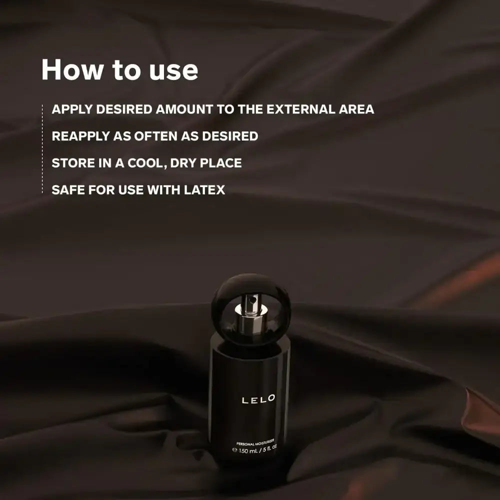 LELO Personal Water Based Moisturizer 150ML smooth applicator easy-to-use design lightweight water-based formula premium personal lubricant Singapore