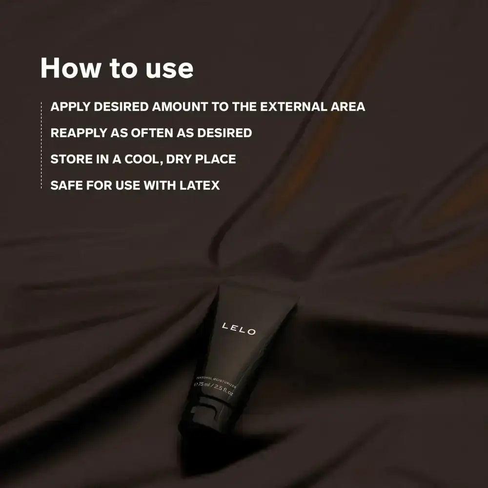 LELO Personal Water Based Moisturizer 75ML compatible with silicone toys body-safe formula enhances personal wellness and comfort Singapore