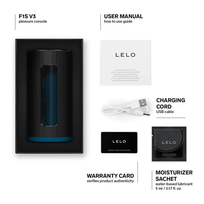 LELO F1S V3 App AI Interactive Masturbator Teal AI-assisted stimulation with vibration patterns and responsive movements for immersive experience Singapore