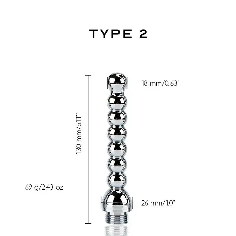 Stainless Steel Enema Nozzle - Frisky Business Adult Sex Toys Shop