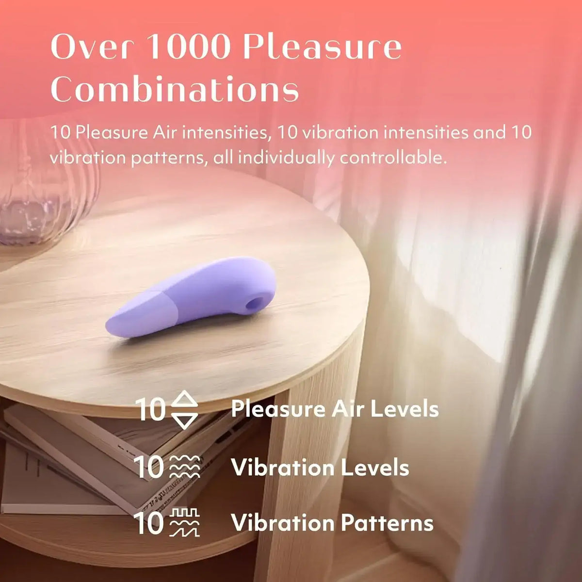 Womanizer Enhance 2-in-1 Clitoral Stimulator Lilac Wearable Design Comfortable Grip Lightweight Personal Massager Singapore
