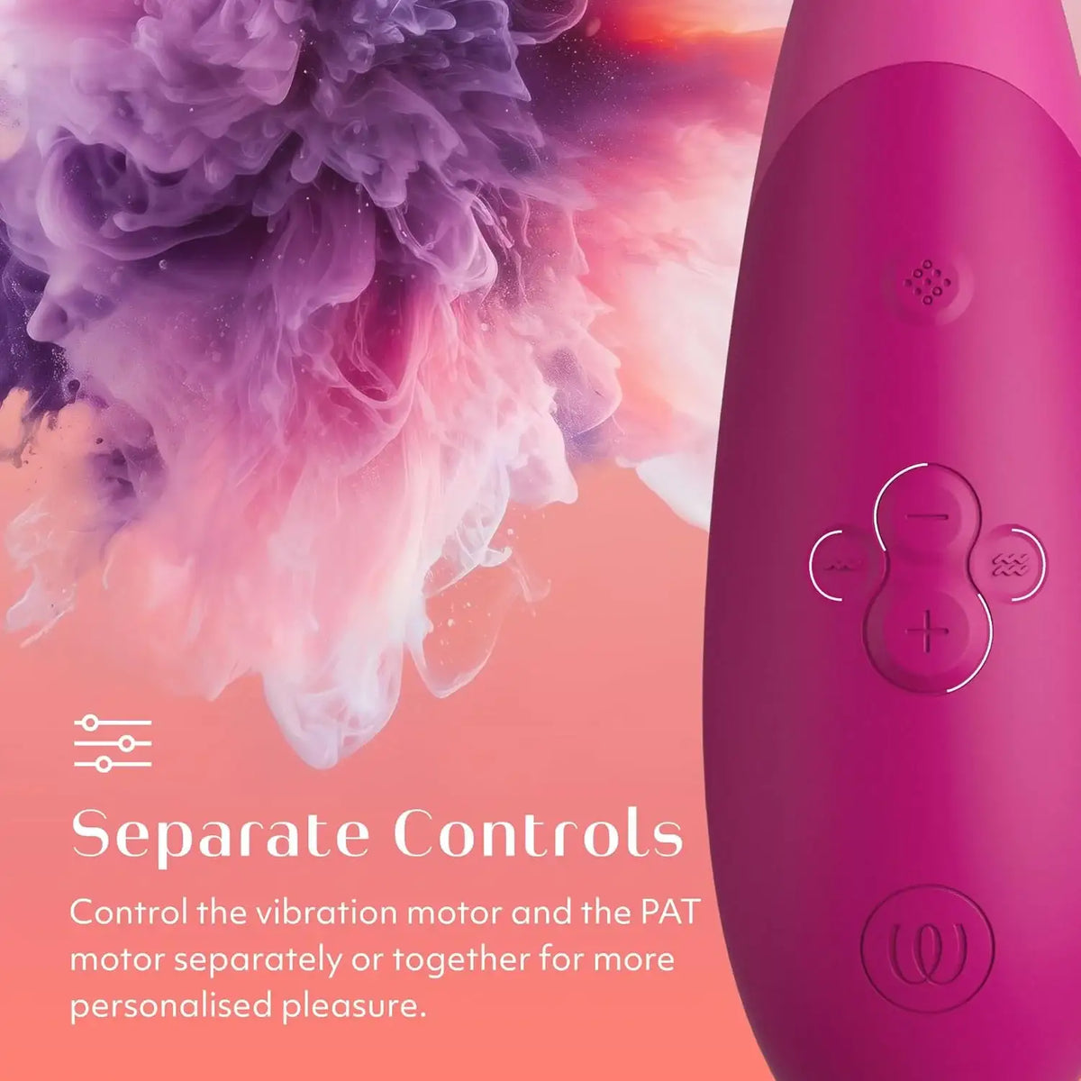 Womanizer Enhance 2-in-1 Clitoral Stimulator Vibrant Pink Multi-Speed Suction Vibrating Adjustable Device Singapore