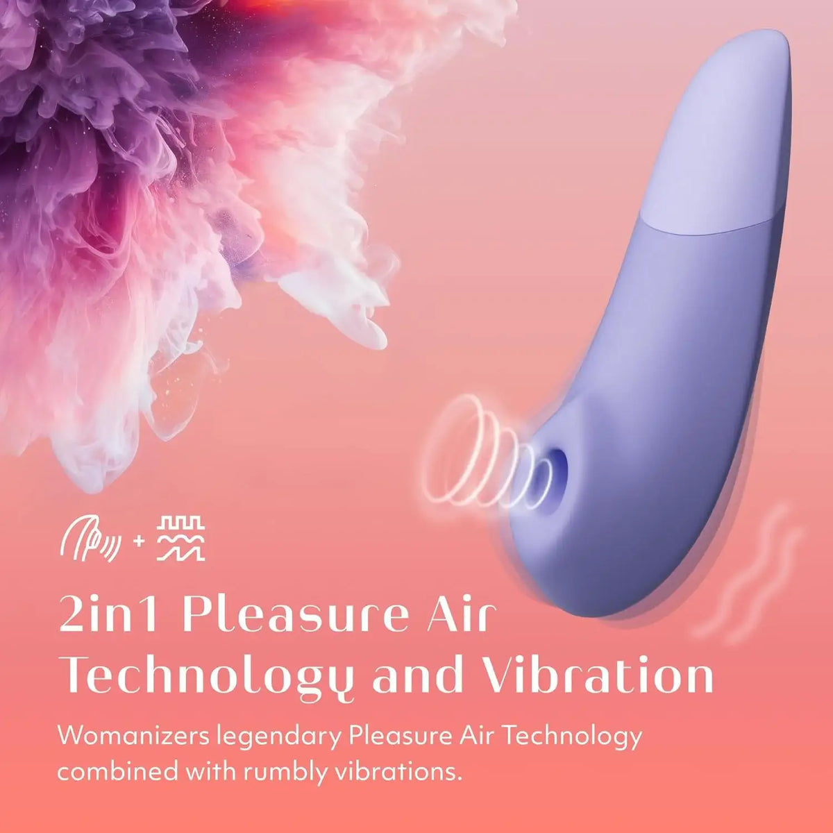 Womanizer Enhance 2-in-1 Clitoral Stimulator Lilac Waterproof Ergonomic Design Lightweight Adult Toy Singapore