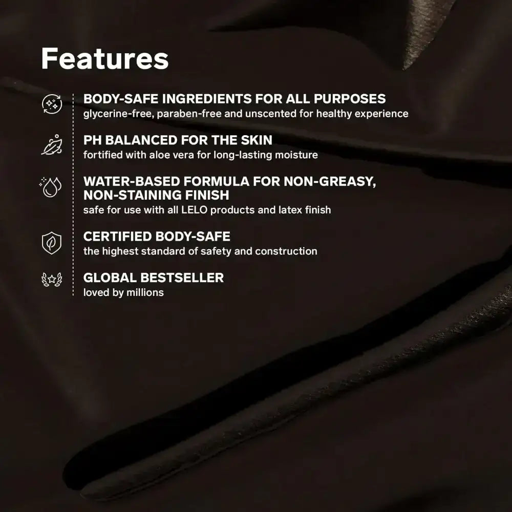 LELO Personal Water Based Moisturizer 75ML lightweight water-based formula easy-to-use applicator premium intimate wellness product Singapore