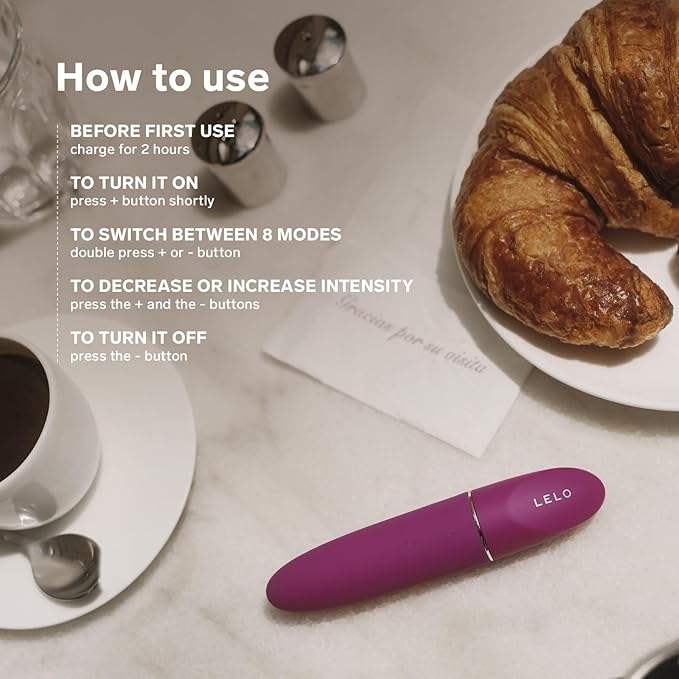 LELO Mia 3 Clitoral Vibrator Deep Rose app-controlled vibration patterns with Bluetooth connectivity for interactive experiences Singapore