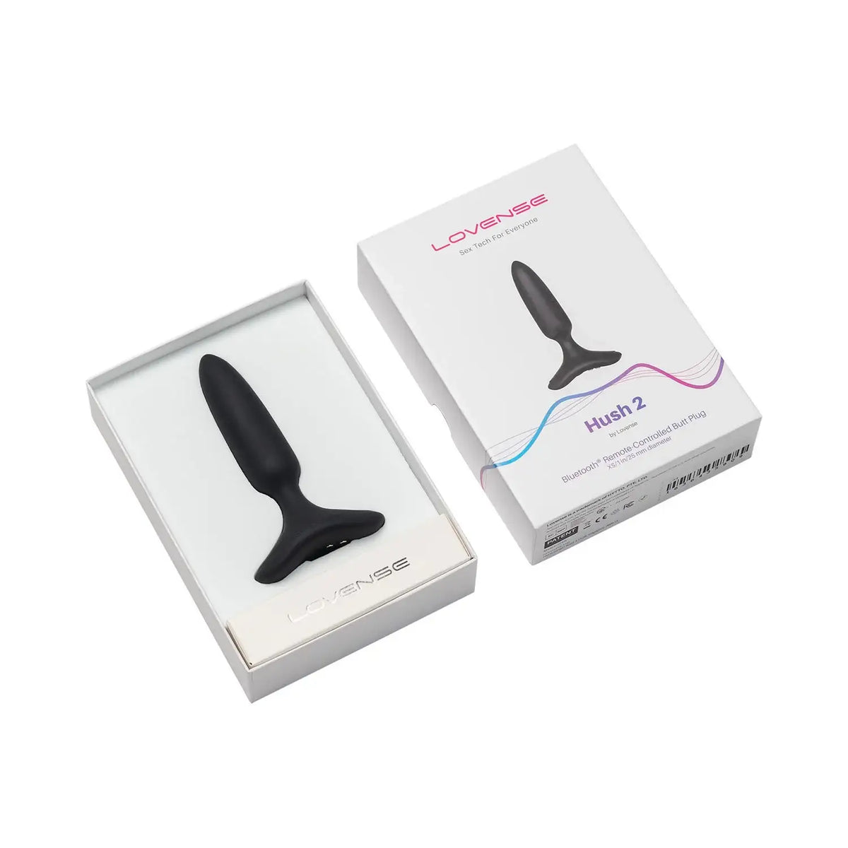 Lovense Hush 2 XS app controlled wearable stimulation device small size Bluetooth remote control Singapore