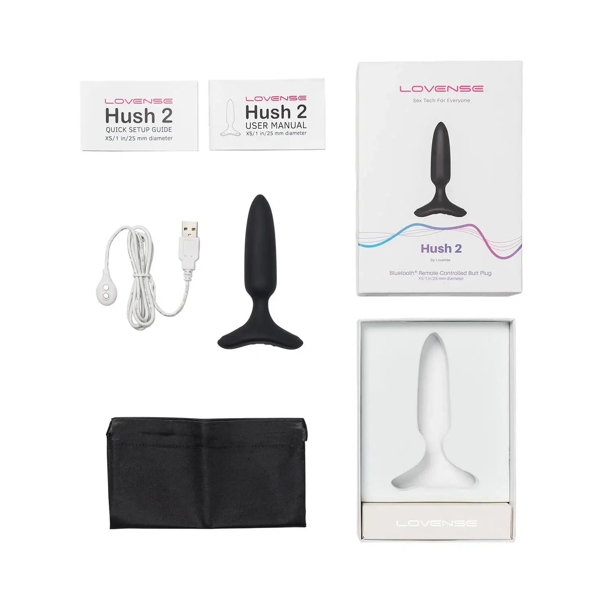 Lovense Hush 2 XS Bluetooth connection stable app controlled small wearable stimulation device Singapore