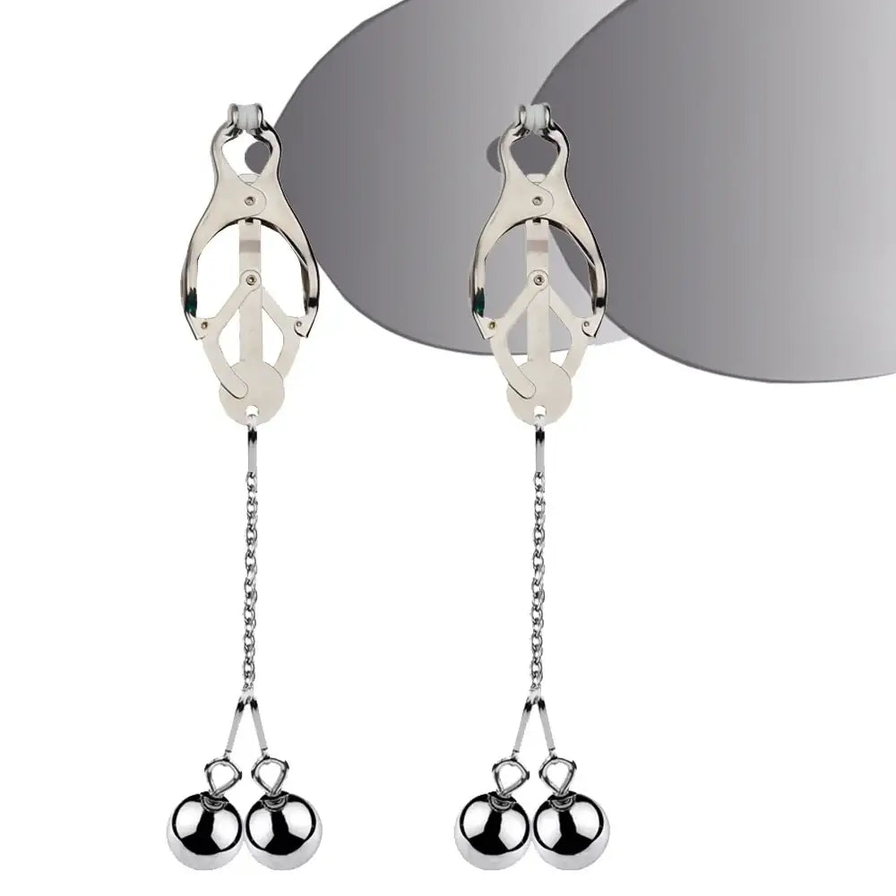 Butterfly - Weighted Nipple Clamps - Frisky Business Adult Sex Toys Shop