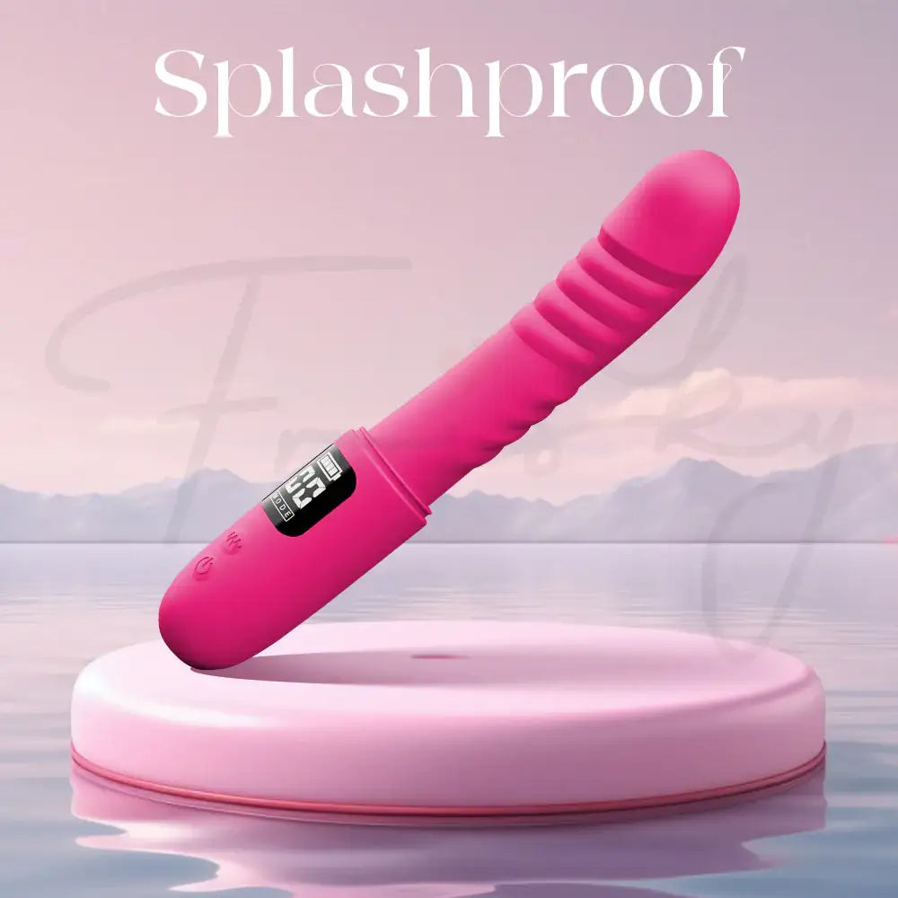 Nobel - Thrusting Vibrator With Speed/Battery Display - Frisky Business Adult Sex Toys Shop