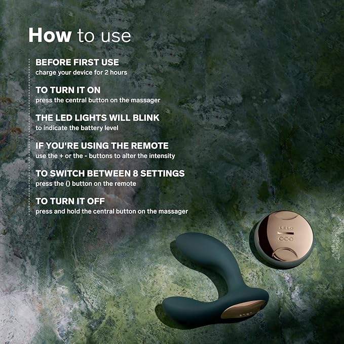LELO Hugo 2 Green dual-motor prostate massager with contoured shape for comfortable and effective stimulation Singapore
