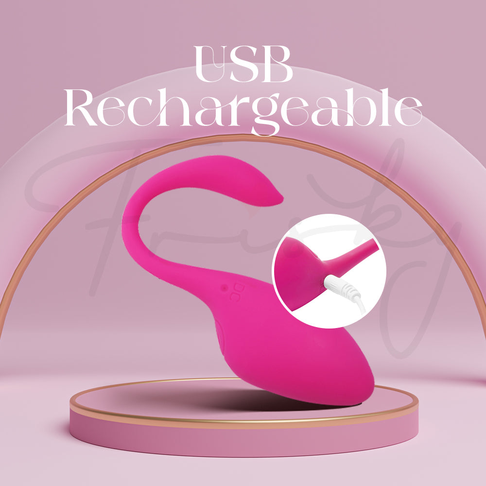 USB rechargeable feature with cable icon showing convenient and modern charging method
