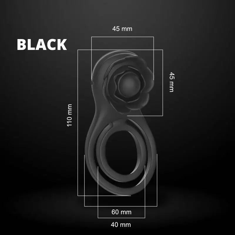 Petal Pulsar - Vibrating Dual Cock Ring - Frisky Business Adult Sex Toys Shop