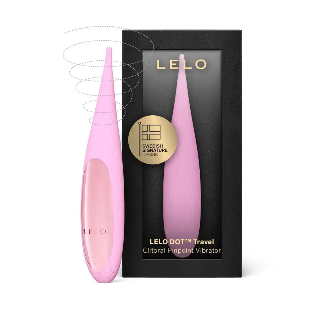 Lelo - Dot Travel Rechargeable Clitoral Pinpoint Vibrator - Pink - Frisky Business Adult Sex Toys Shop
