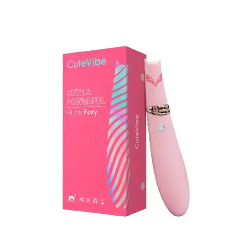 KISSTOY Foxy Vibrator Innovative Design Rechargeable Personal Massager Smooth Silicone Singapore
