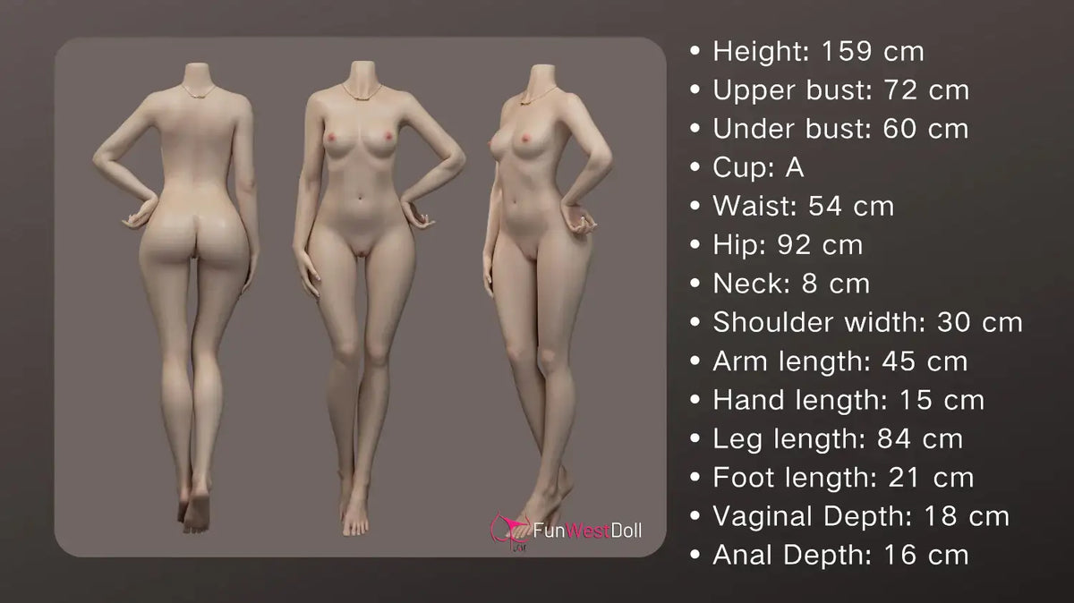 FunWest Doll 159 cm A Silicone - Asian Lucy - Frisky Business Adult Sex Toys Shop