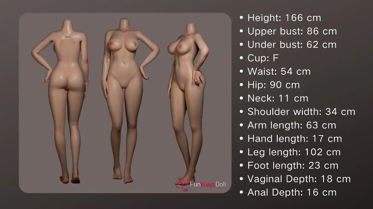 FunWest Doll 166 cm F Silicone - European Juliette - Frisky Business Adult Sex Toys Shop