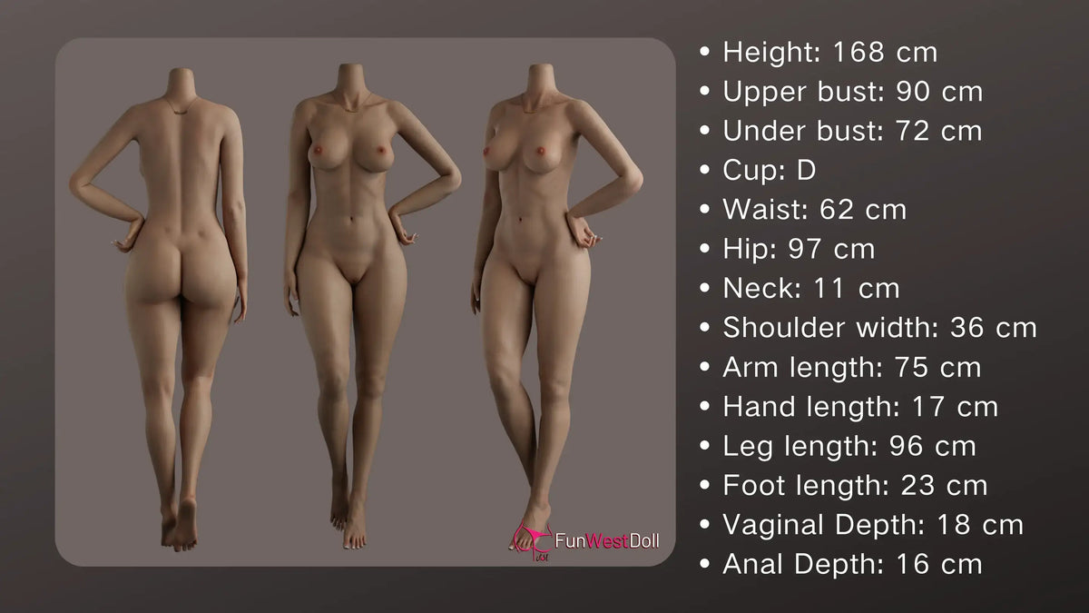 FunWest Doll 168 cm D Silicone - European Skylar - Frisky Business Adult Sex Toys Shop