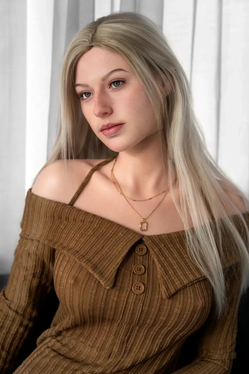 Zelex Doll 175 cm E Silicone - Evelina (Movable Jaws) - Frisky Business Adult Sex Toys Shop