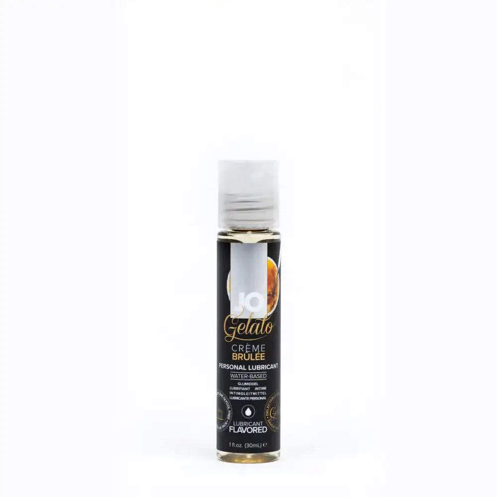 System Jo - Gelato Creme Brulee EDIBLE Water Based Lubricant 30ml - Frisky Business Adult Sex Toys Shop