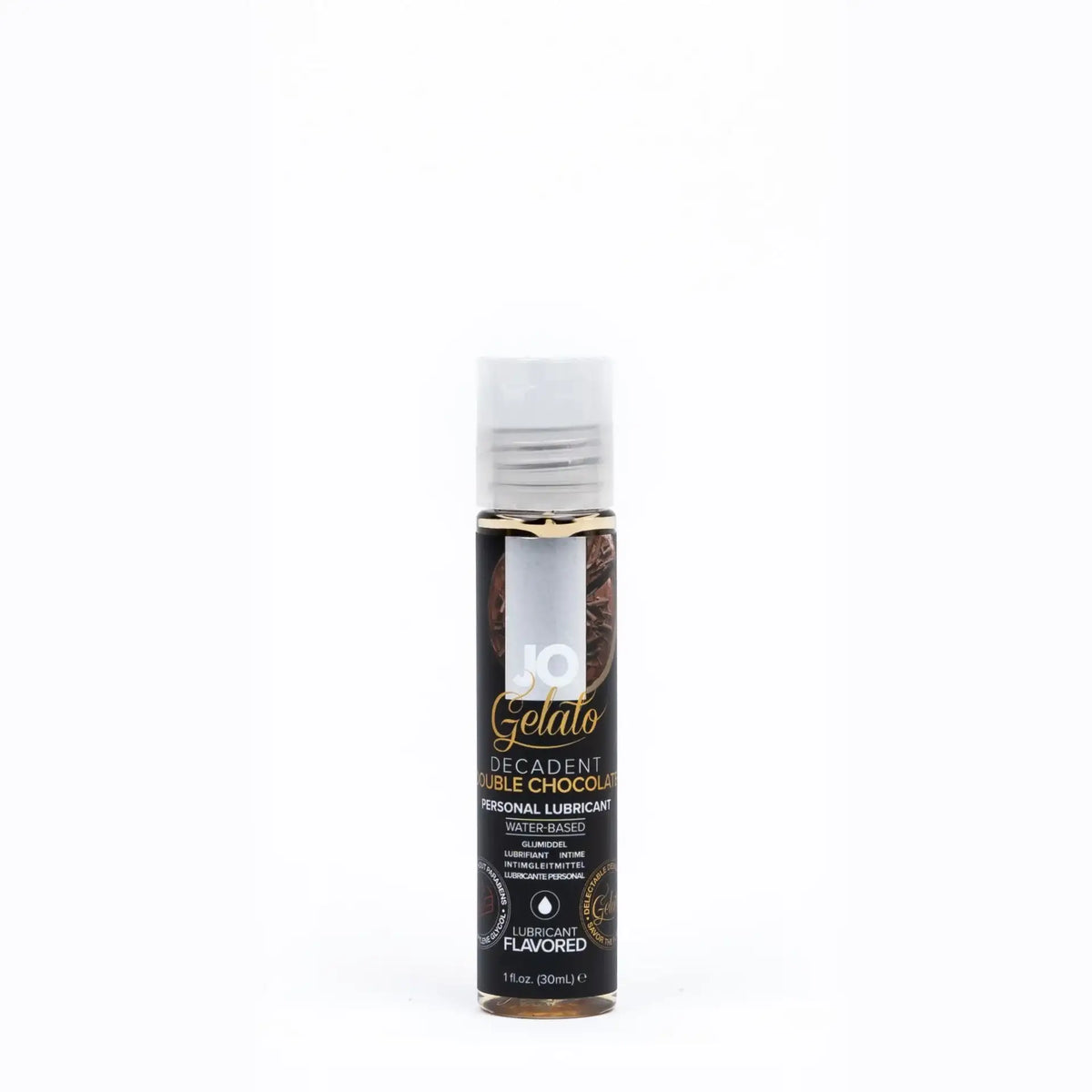 System Jo - Gelato Decadent Double Chocolate EDIBLE Water Based Lubricant 30ml - Frisky Business Adult Sex Toys Shop
