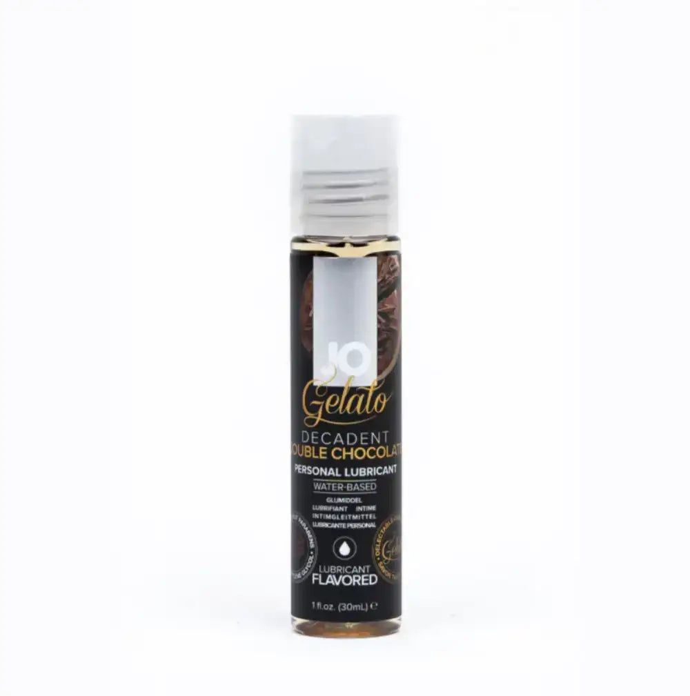 System Jo - Gelato Decadent Double Chocolate EDIBLE Water Based Lubricant 30ml - Frisky Business Adult Sex Toys Shop